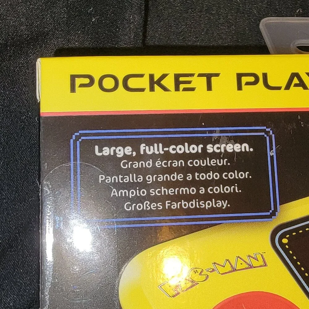 MyArcade Pocket Player Pro Pac-Man Portable Game System New Handheld